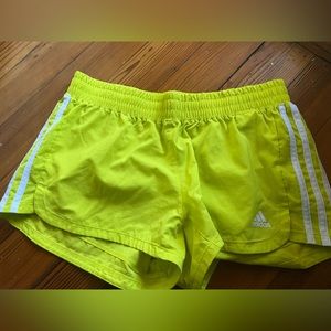 prime green adidas shorts